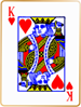 King of hearts card